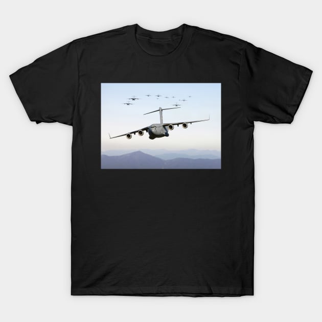 C17 Globemaster T-Shirt by Aircraft.Lover